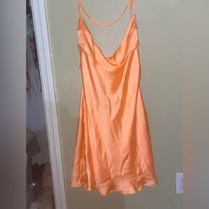 Zara satin effect dress XL new with tags